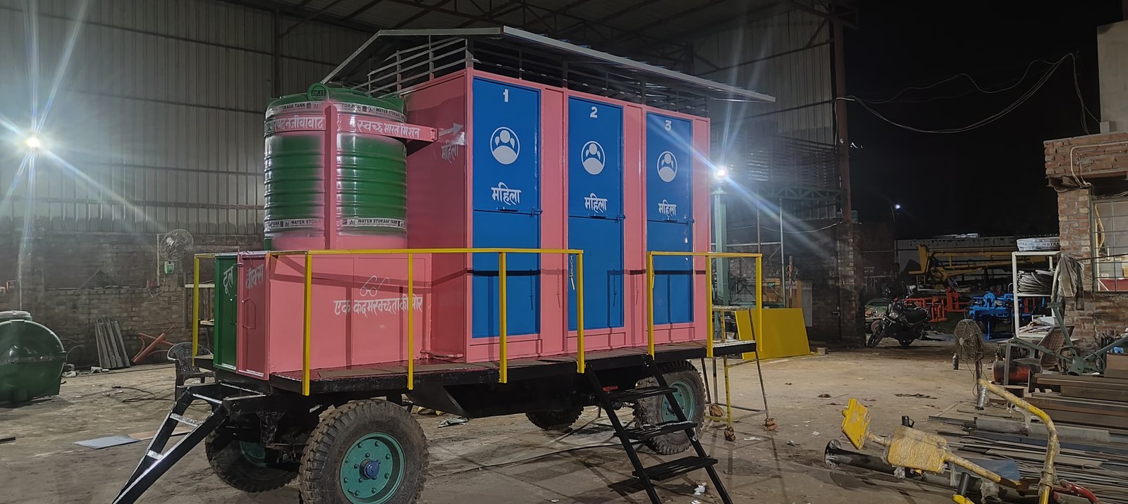 Mobile Bio-Toilet Tanker Van