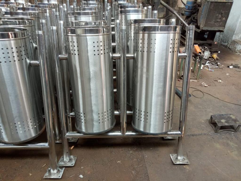 SS Double Hanging Dustbin